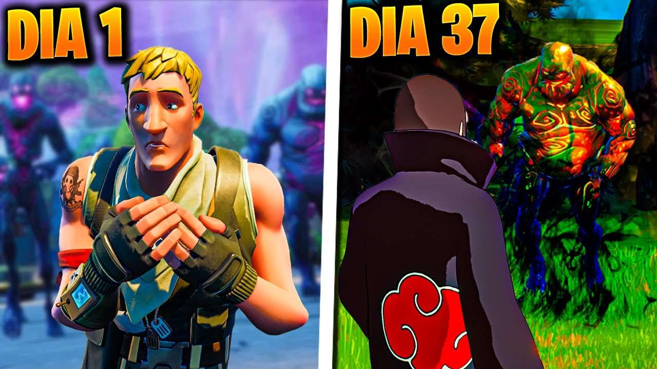 SOBREVIVI 50 DIAS NO APOCALIPSE ZUMBI DO FORTNITE!