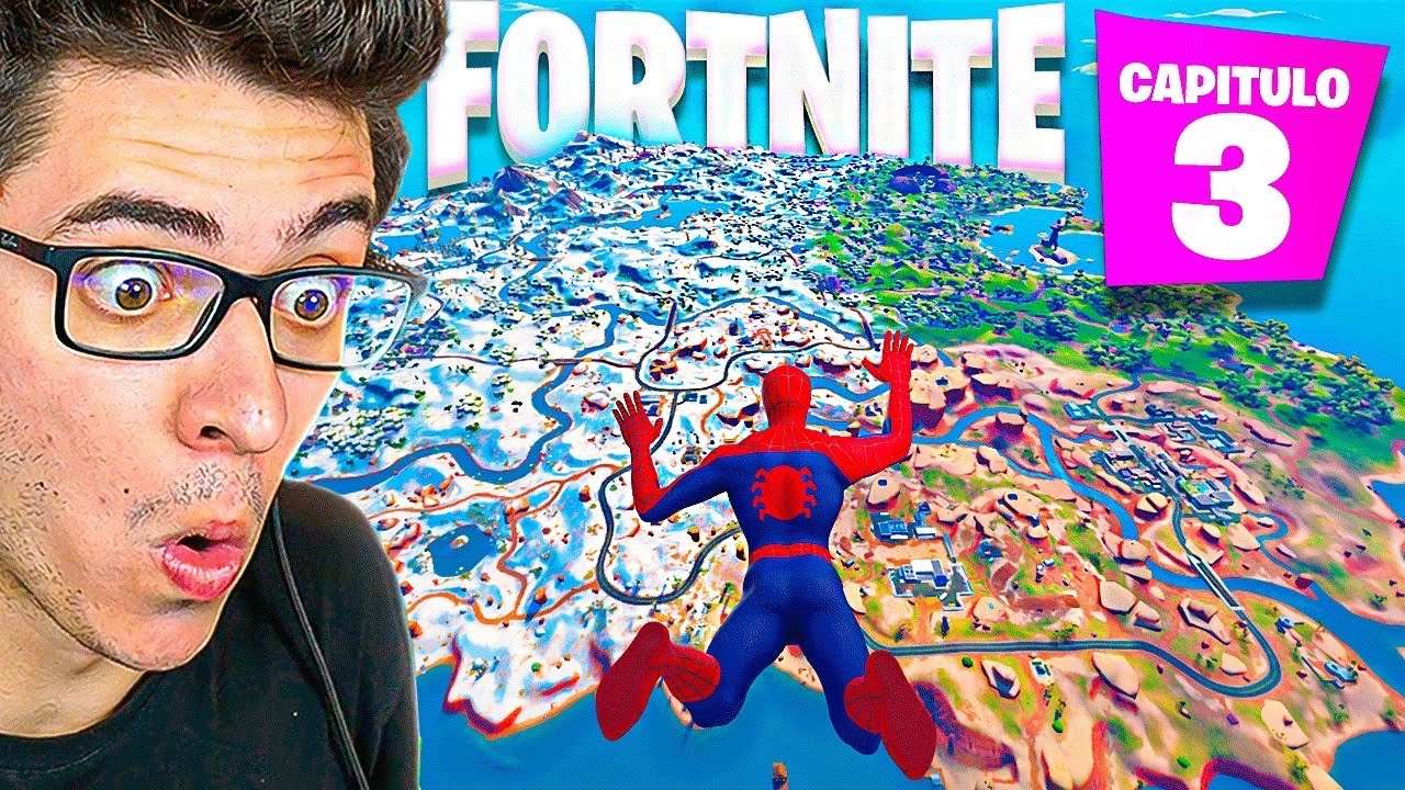 NOVO MAPA! MINHA PRIMEIRA VEZ NO NOVO CAPÍTULO DO FORTNITE!