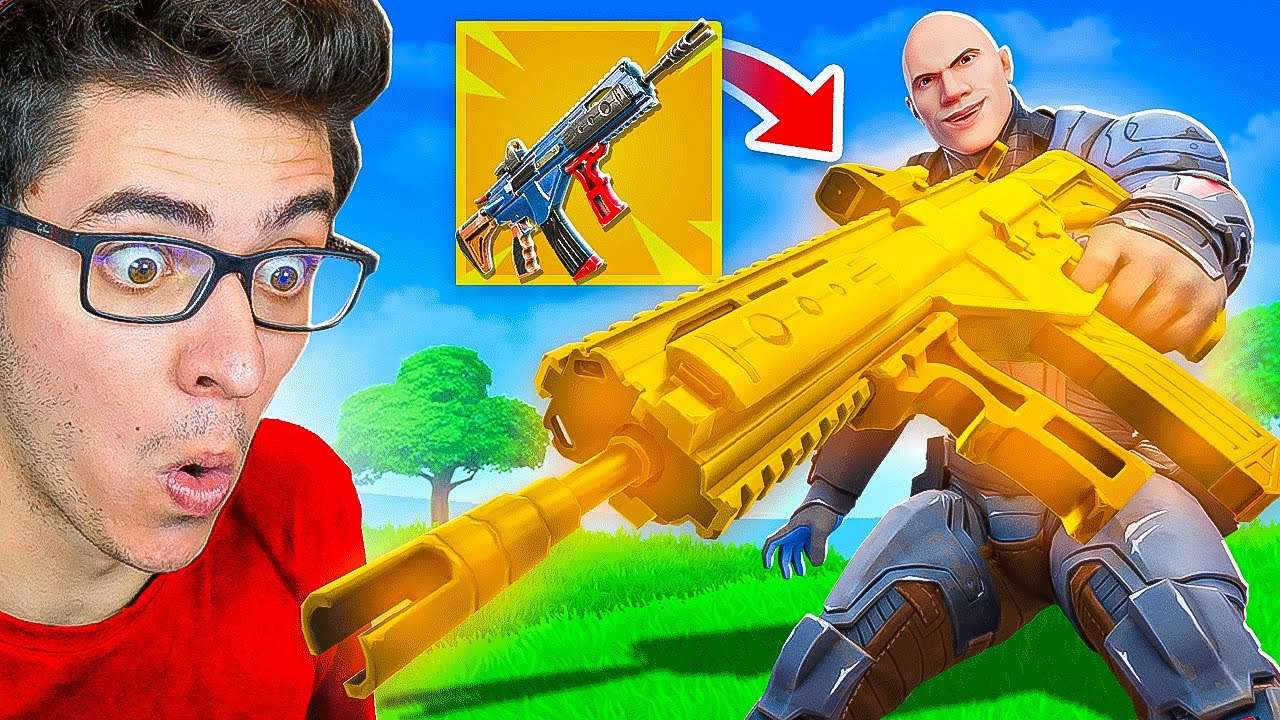 NOVO CHEFÃO NO FORTNITE! ARMA MITICA INSANA!