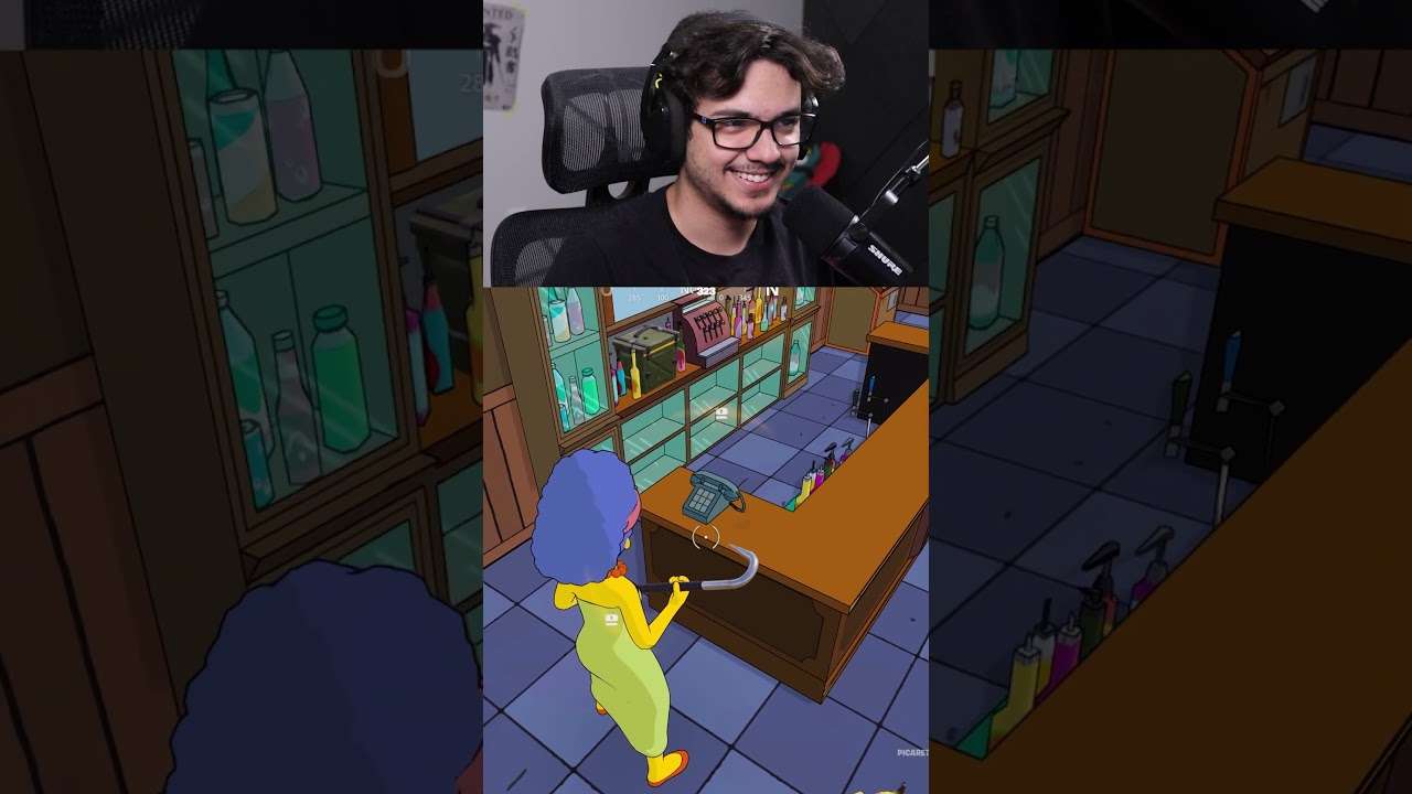 O Bart passando TROTE no Fortnite Simpsons