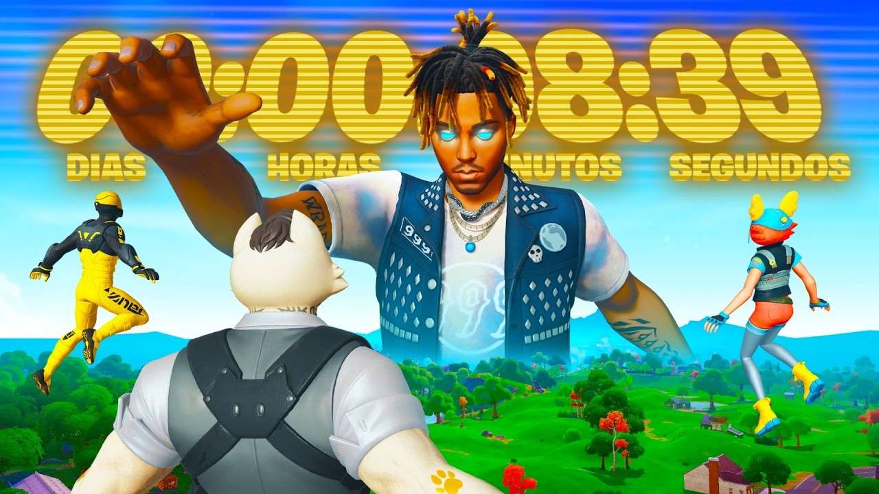 ATUALIZOU! CONTADOR DO EVENTO AO VIVO JUICE WRLD CHEGARAM NO FORTNITE!