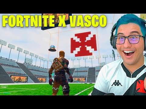 CRIEI UM ESTADIO DE FUTEBOL DENTRO DO FORTNITE - NOVO MODO FUTEBOL