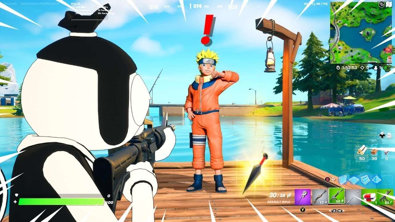 KUNAI MITICA do NARUTO no FORTNITE