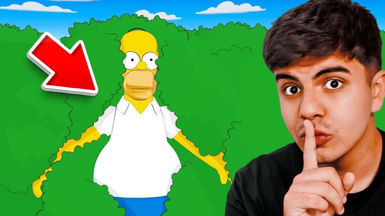 ESCONDE ESCONDE na NOVA TEMPORADA do SIMPSONS no FORTNITE!