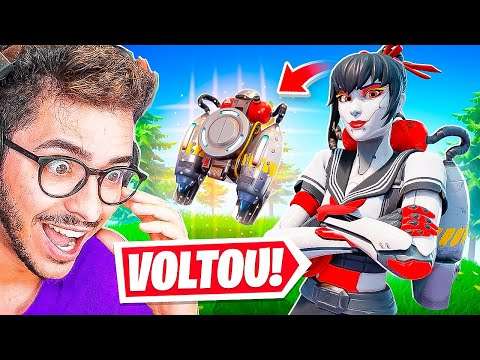 A MOCHILA A JATO VOLTOU! ATUALIZOU TUDO! FORTNITE