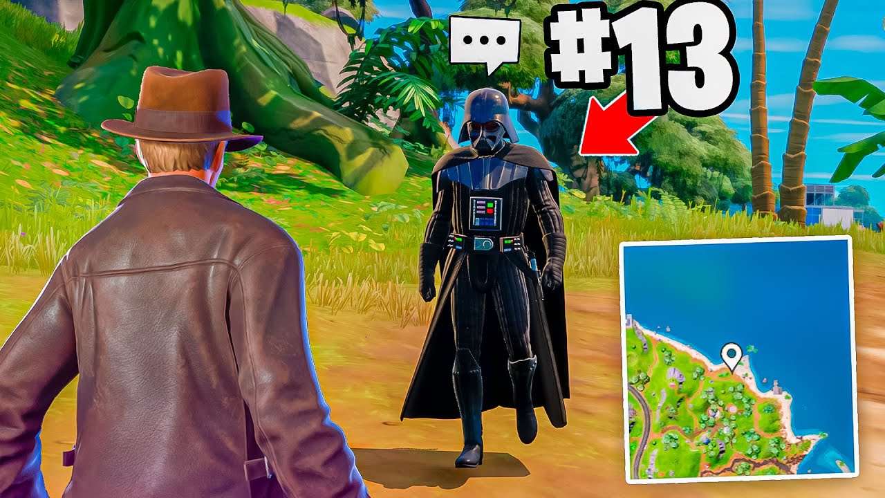ENCONTREI TODOS CHEFES MÍTICOS E NPCS DO FORTNITE TEMPORADA 3 (LOCALIZAÇÃO)