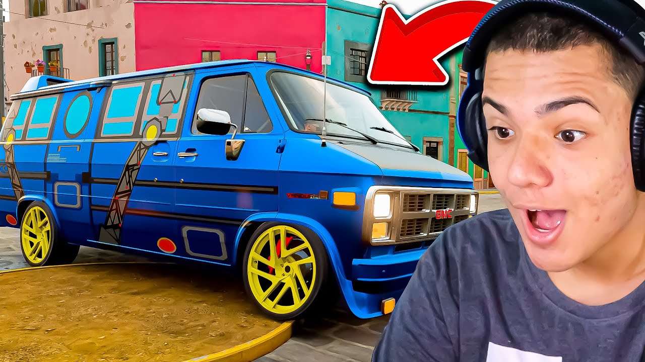 FIZ o ÔNIBUS DE BATALHA do FORTNITE no FORZA HORIZON 5