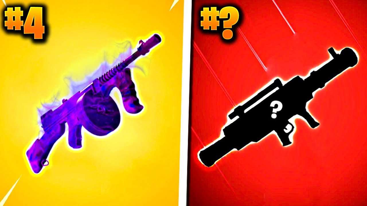 TOP 20 MELHORES ARMAS DO COFRE DO FORTNITE DA PIOR PARA A MELHOR!