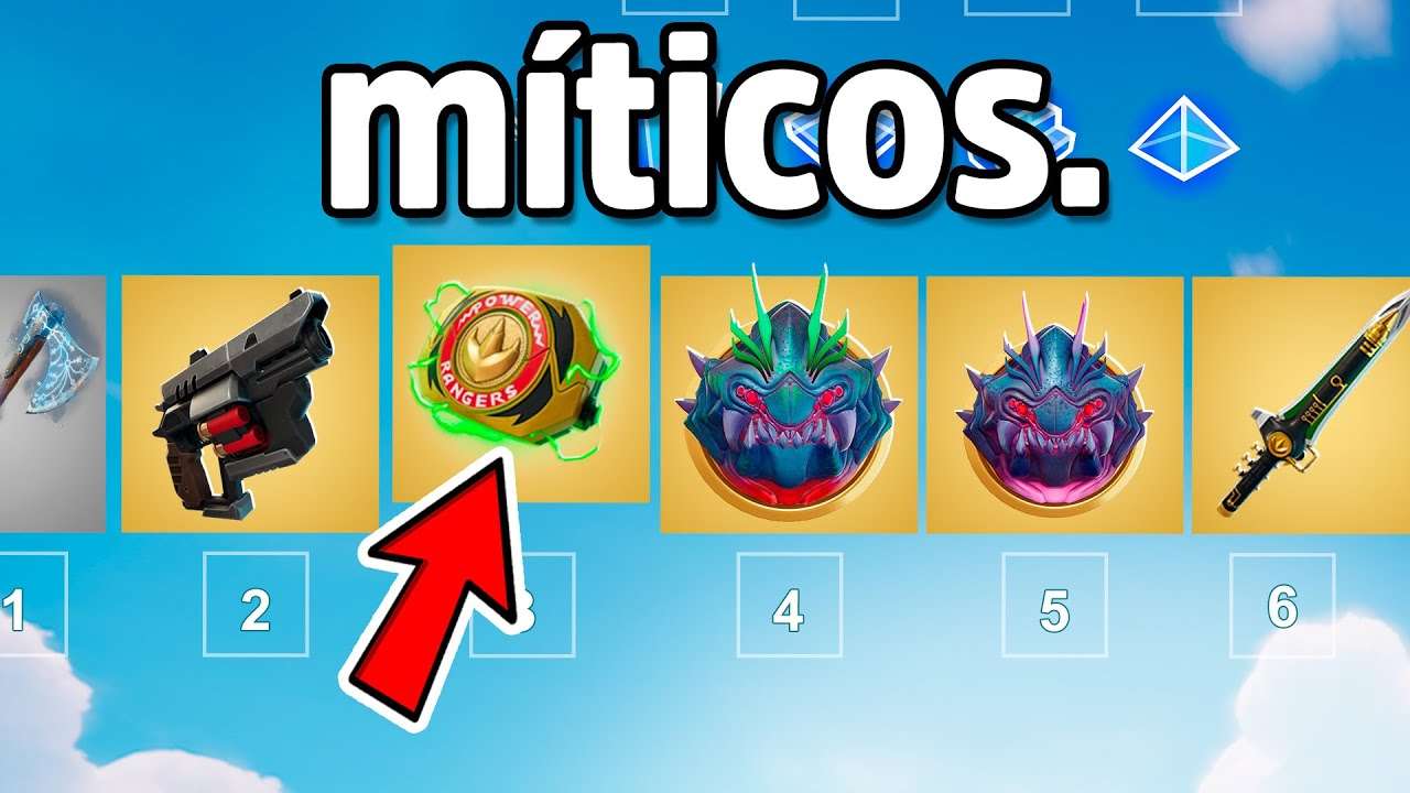 PEGUEI TODAS AS ARMAS MÍTICAS DA NOVA TEMPORADA! FORTNITE