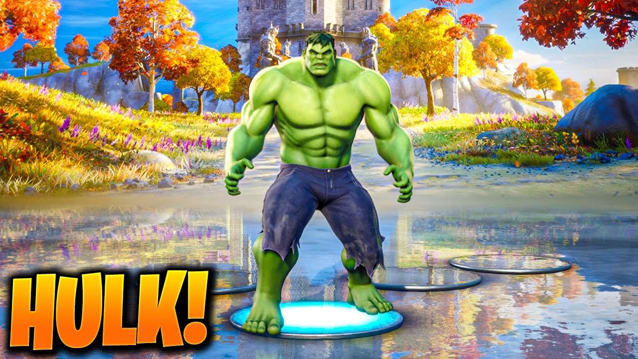 RECEBI O HULK NO FORTNITE ANTES DA HORA!