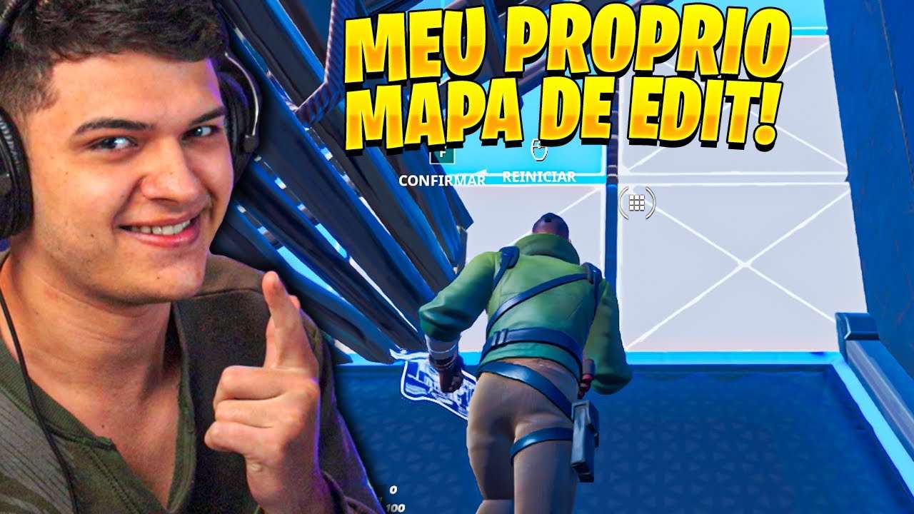 COMO ESTÁ FICANDO O MEU MAPA DE EDIÇÃO NO FORTNITE! SIMPLESMENTE INCRIVEL!