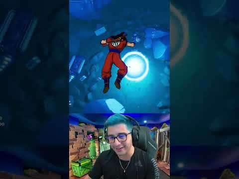 O QUE ACONTECE SE ACERTAR O PONTO ZERO COM O PODER MITICO DO DRAGON BALL NO FORTNITE