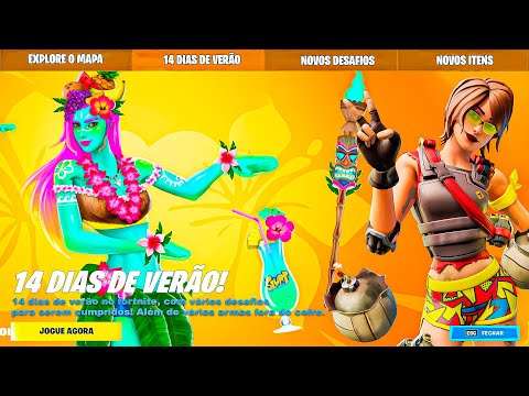 14 DIAS DE VERÃO NO FORTNITE 2022! Como irá Funcionar e Tudo mais.