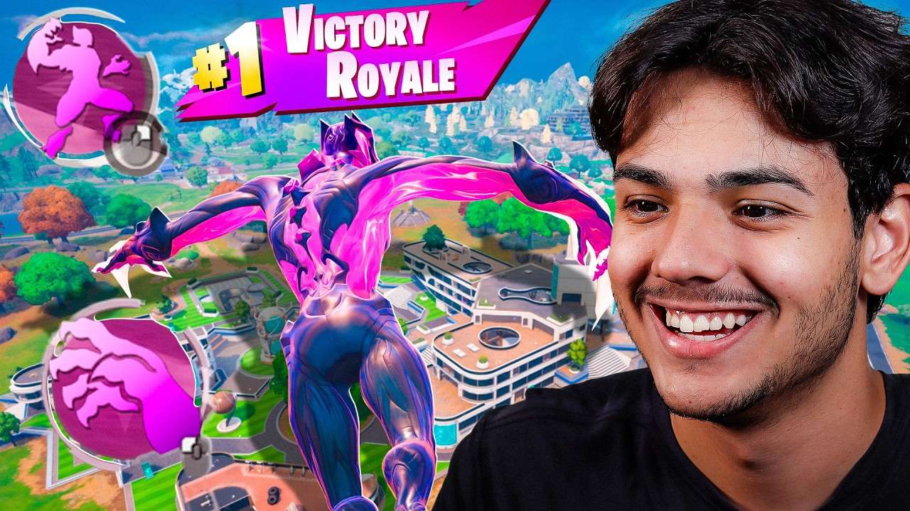 VIREI A NOVA FERA MÍTICA DO FORTNITE! (TÁ MUITO APELONA)