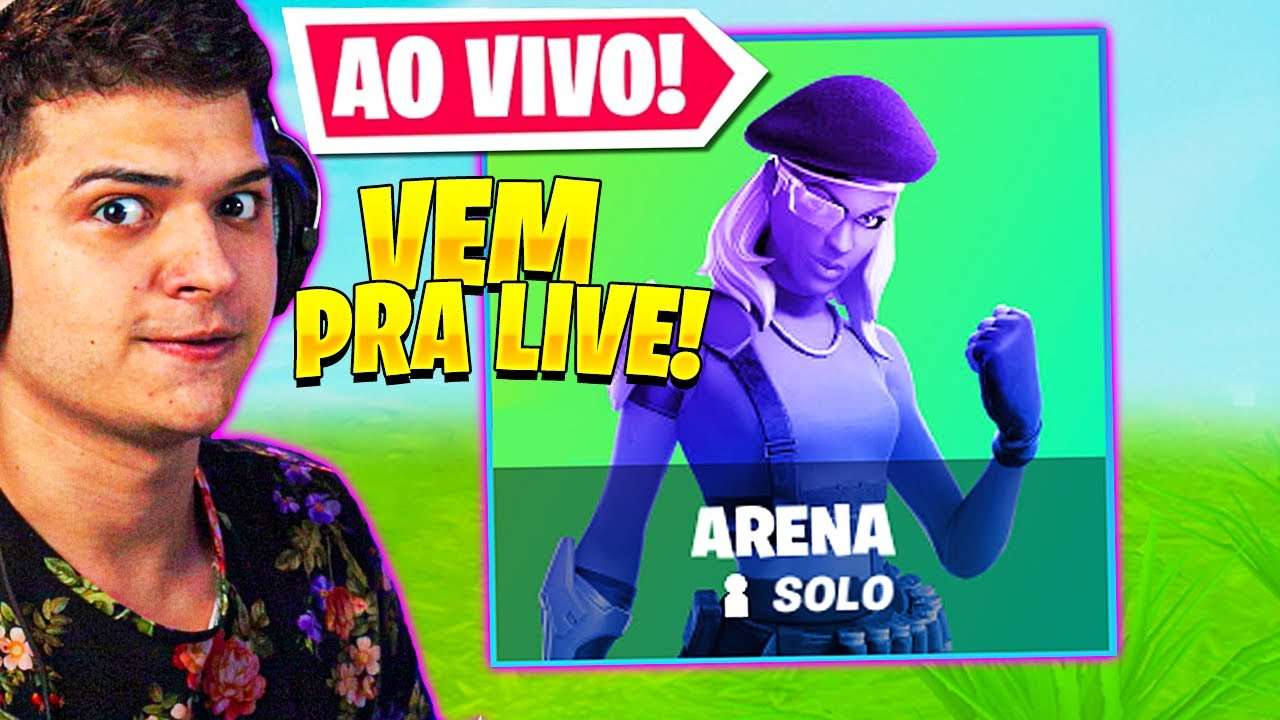 AO VIVO! JOGANDO ARENA SOLO E CONVERSANDO COM VOCÊS!