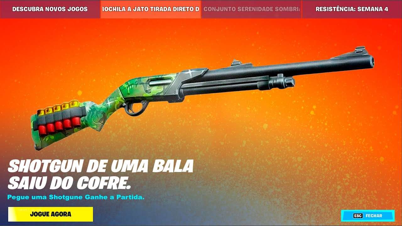 NOVA SHOTGUN CHEGOU NO FORTNITE?! ARMAS QUE AINDA NÃO FORAM ADICIONADAS!