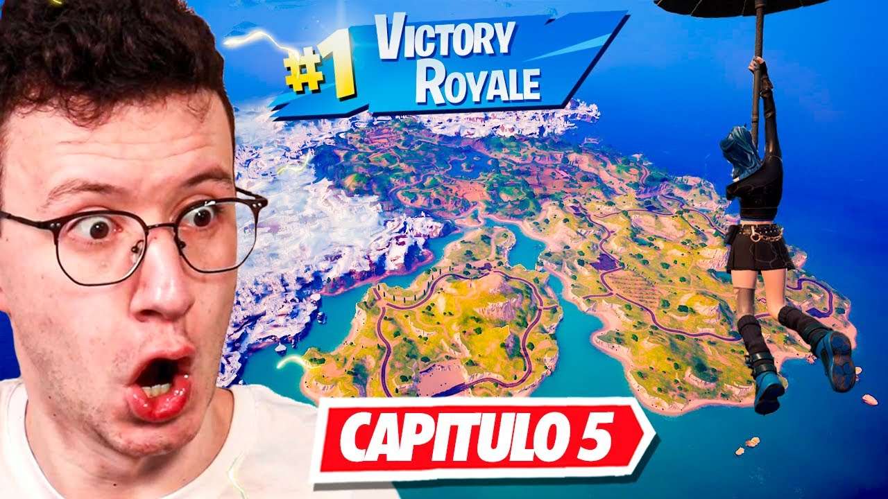 PRIMEIRA PARTIDA DO CAPÍTULO 5 DO FORTNITE!!!