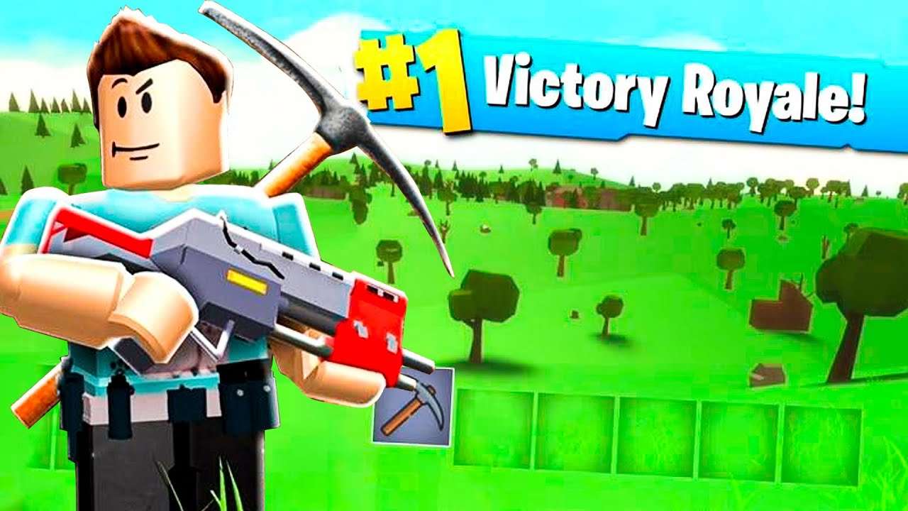 Fortnite mas no Roblox... KKKKKKKKK