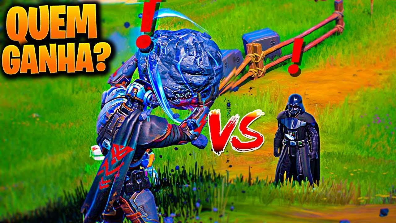 O QUE ACONTECE SE JUNTAR O FUNDAÇÃO E O DARTH VADER NO FORTNITE?