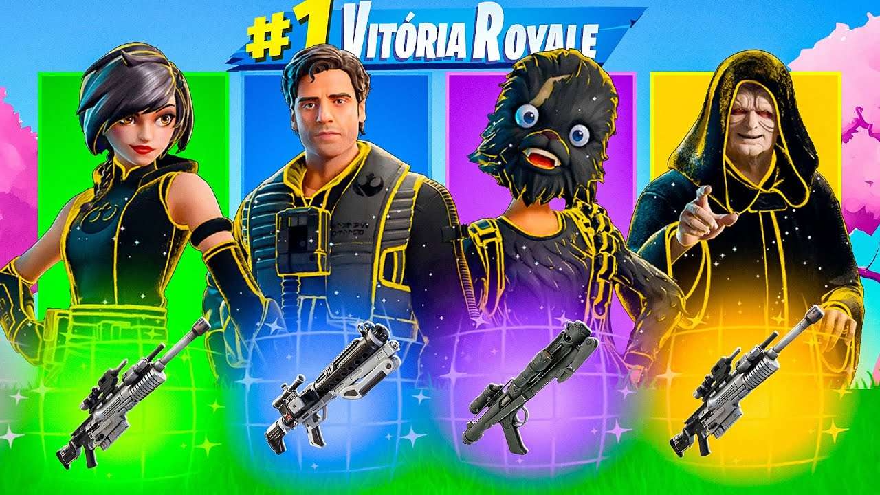DESAFIO ALEATÓRIO dos SUPER ESTILOS de STAR WARS Fortnite