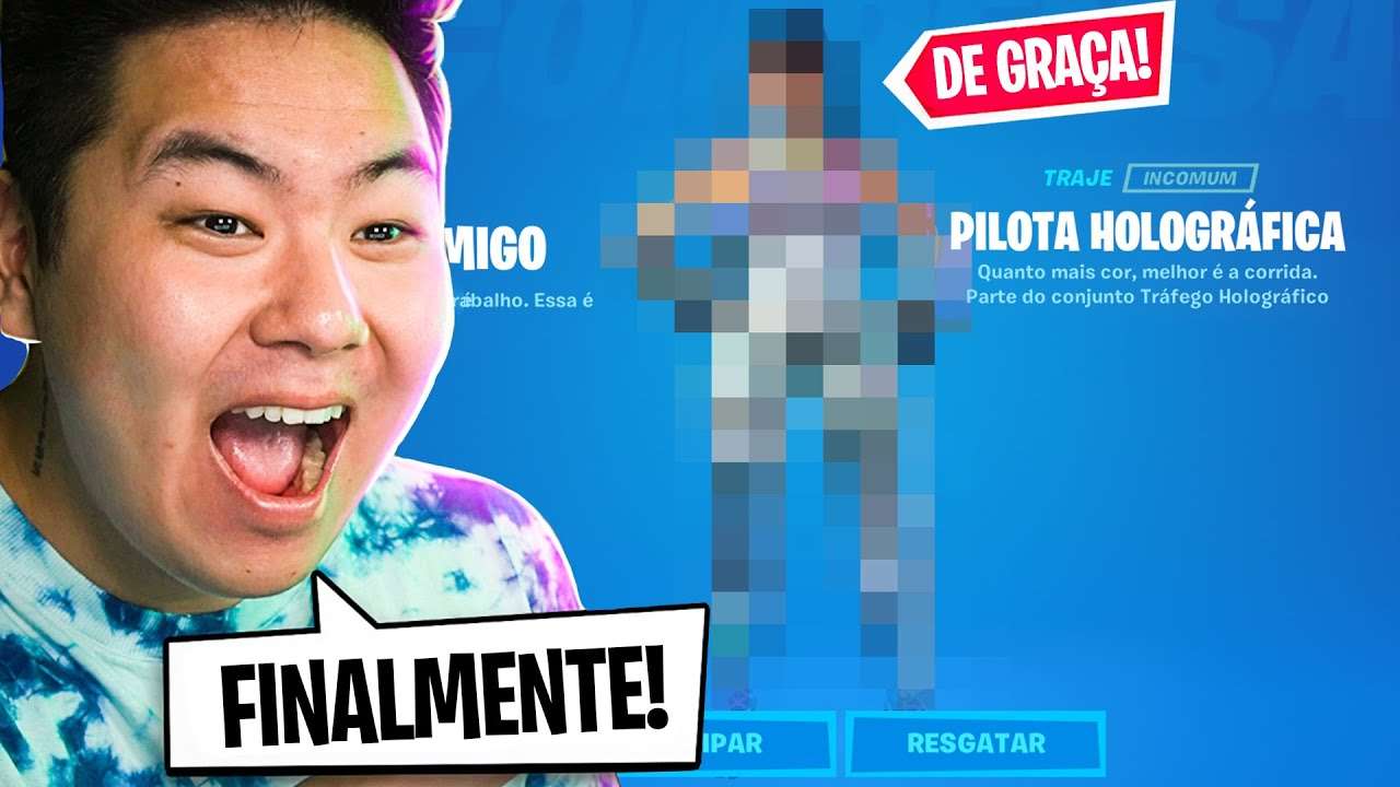 FINALMENTE! A SKIN DE GRAÇA CHEGOU!! | FORTNITE