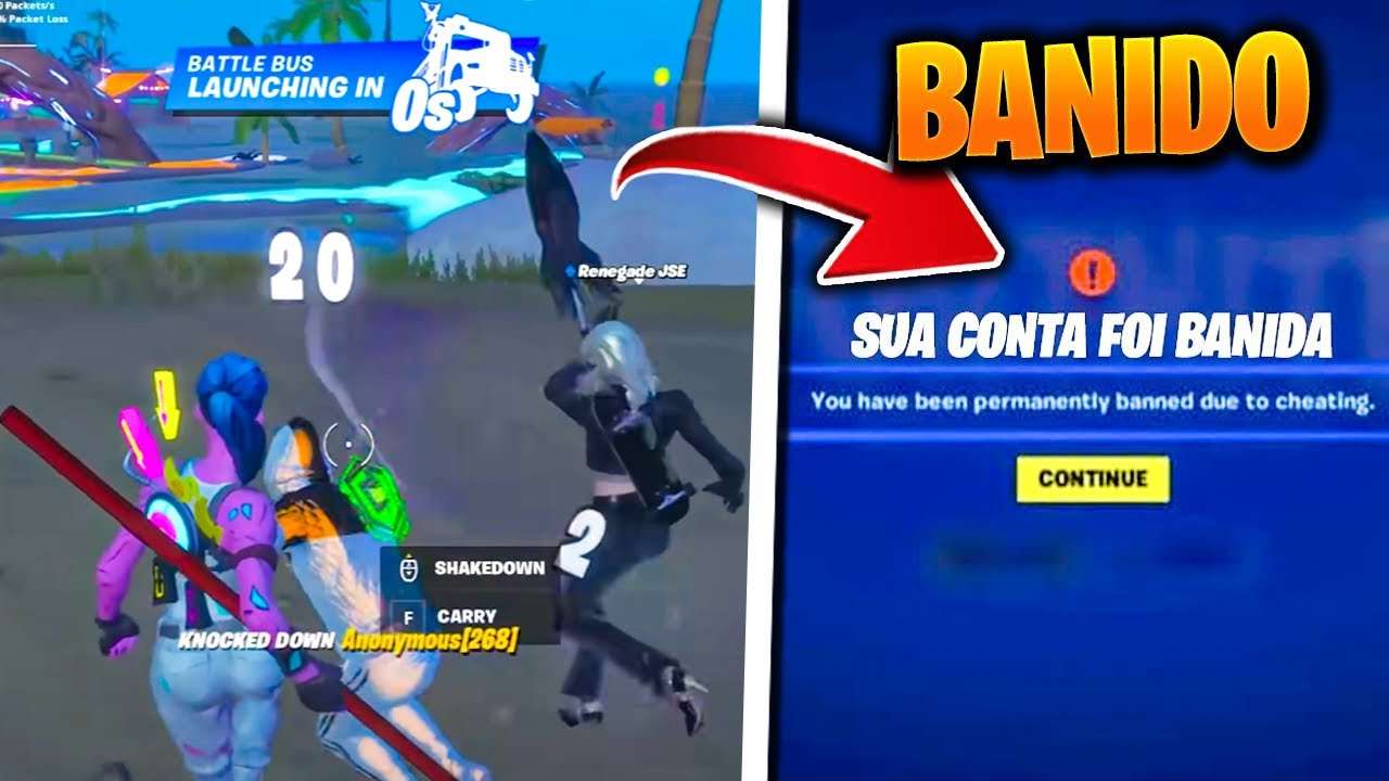 ESSE BUG ESTÁ BANINDO PESSOAS no FORTNITE...