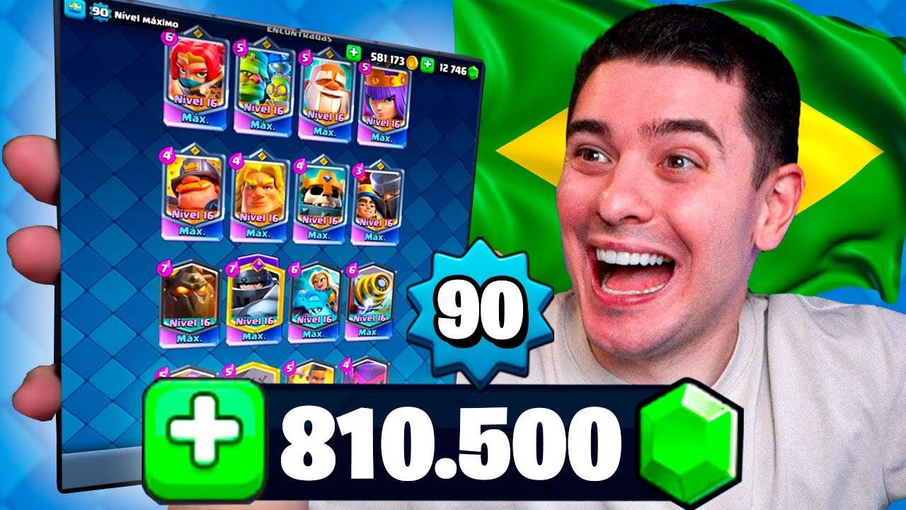 FUI O PRIMEIRO BRASILEIRO A ZERAR O CLASH ROYALE!