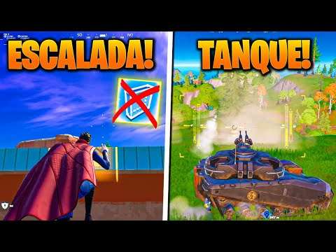 FORTNITE DELETOU AS CONSTRUÇÕES! ENCONTREI O NOVO TANQUE NA PRIMEIRA PARTIDA!