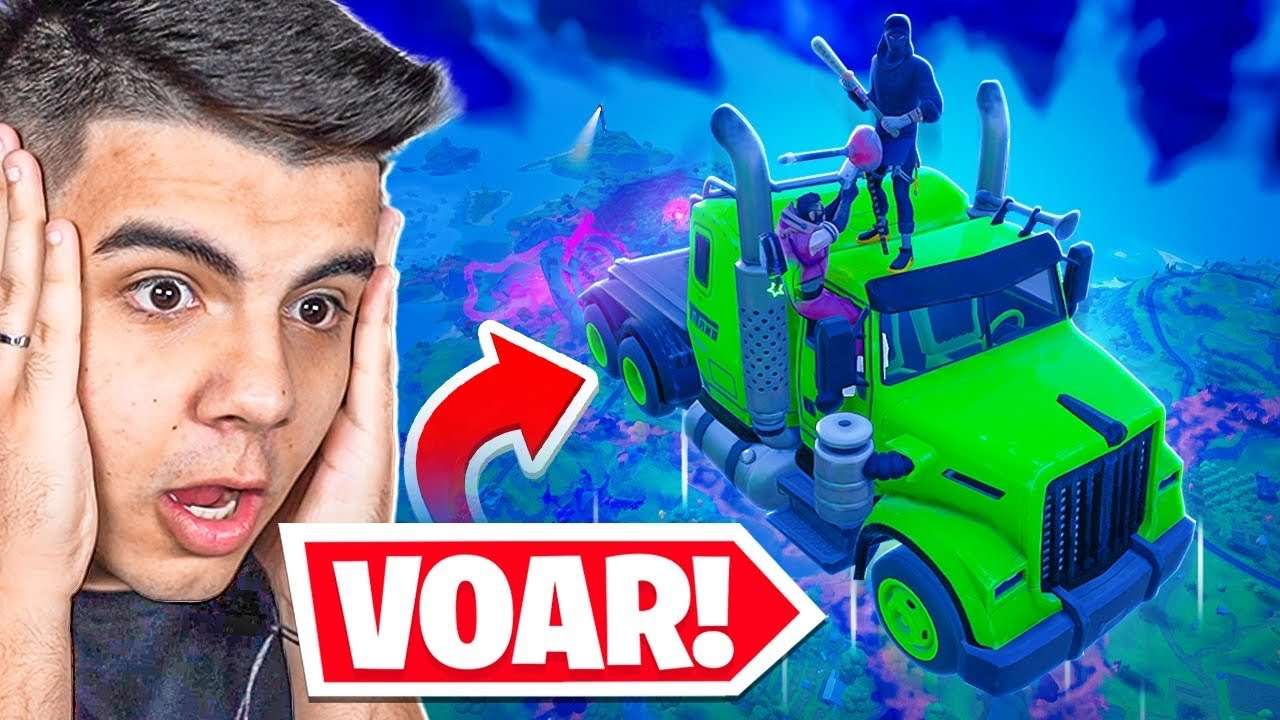 TESTEI os TIKTOKS mais VIRAIS do GRAPPLER DE GELO no FORTNITE! (VOANDO COM O CAMINHÃO)