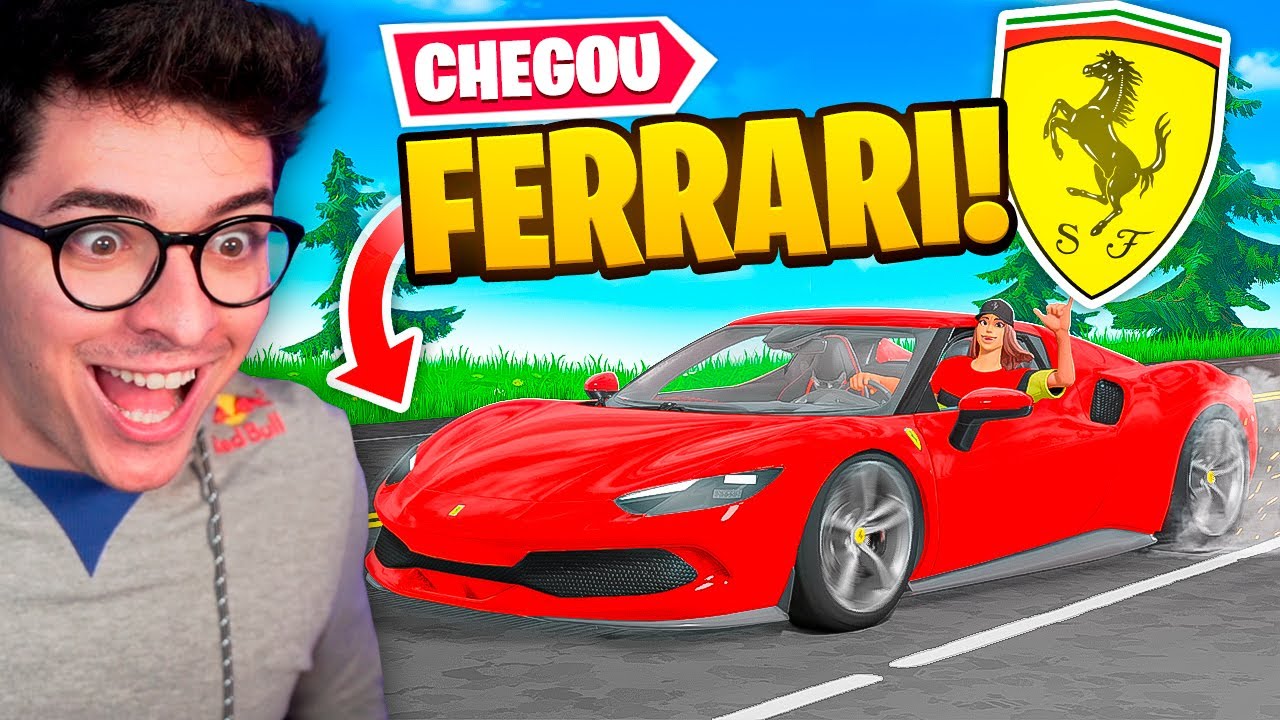 A FERRARI CHEGOU AO FORTNITE! *ATUALIZAÇÃO*