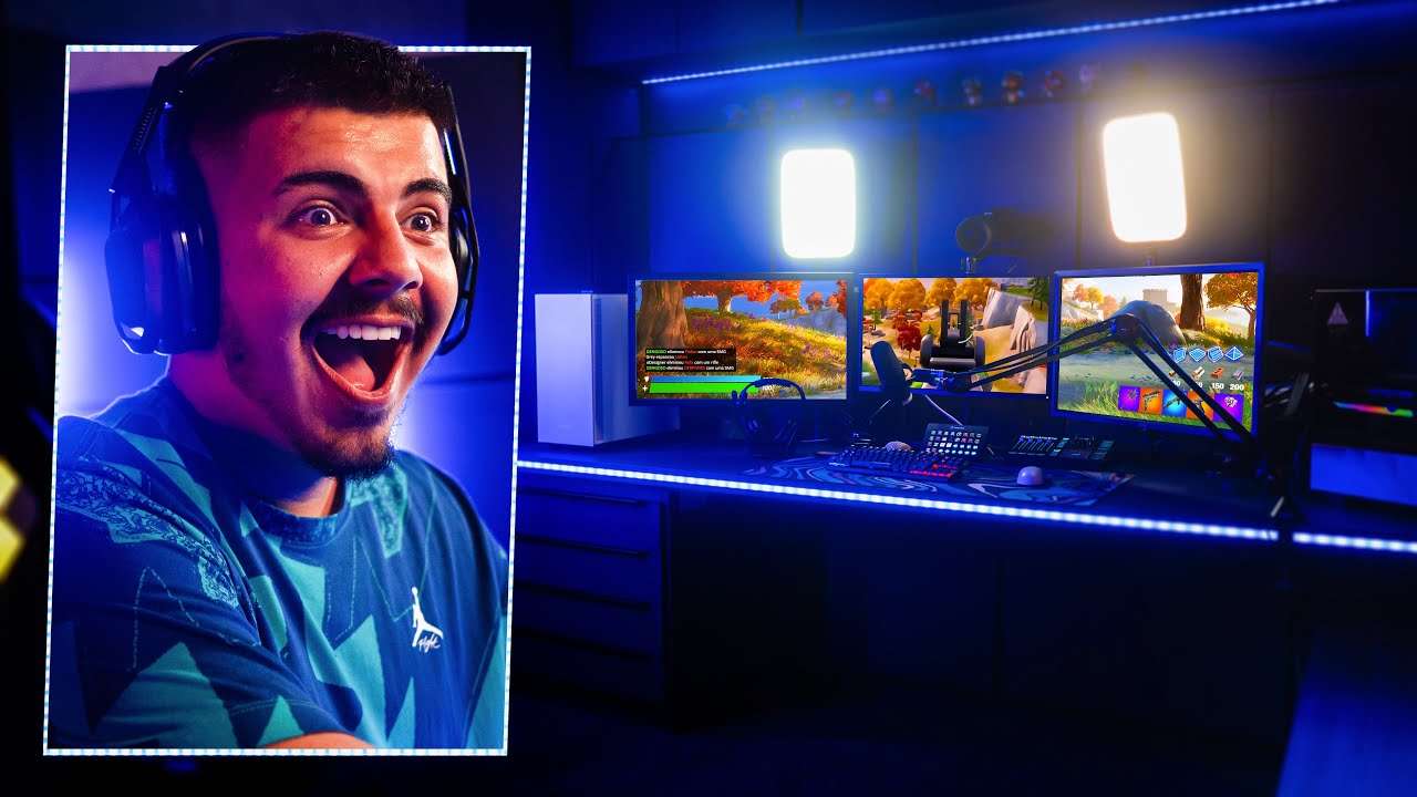 ESSE É O MEU NOVO SETUP GAMER PRA JOGAR FORTNITE...