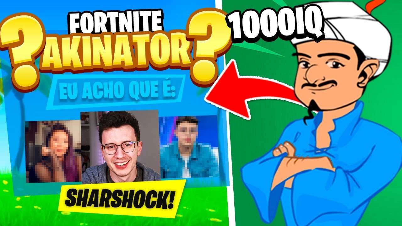 DESCOBRINDO MAIS YOUTUBERS de FORTNITE BRASIL no AKINATOR