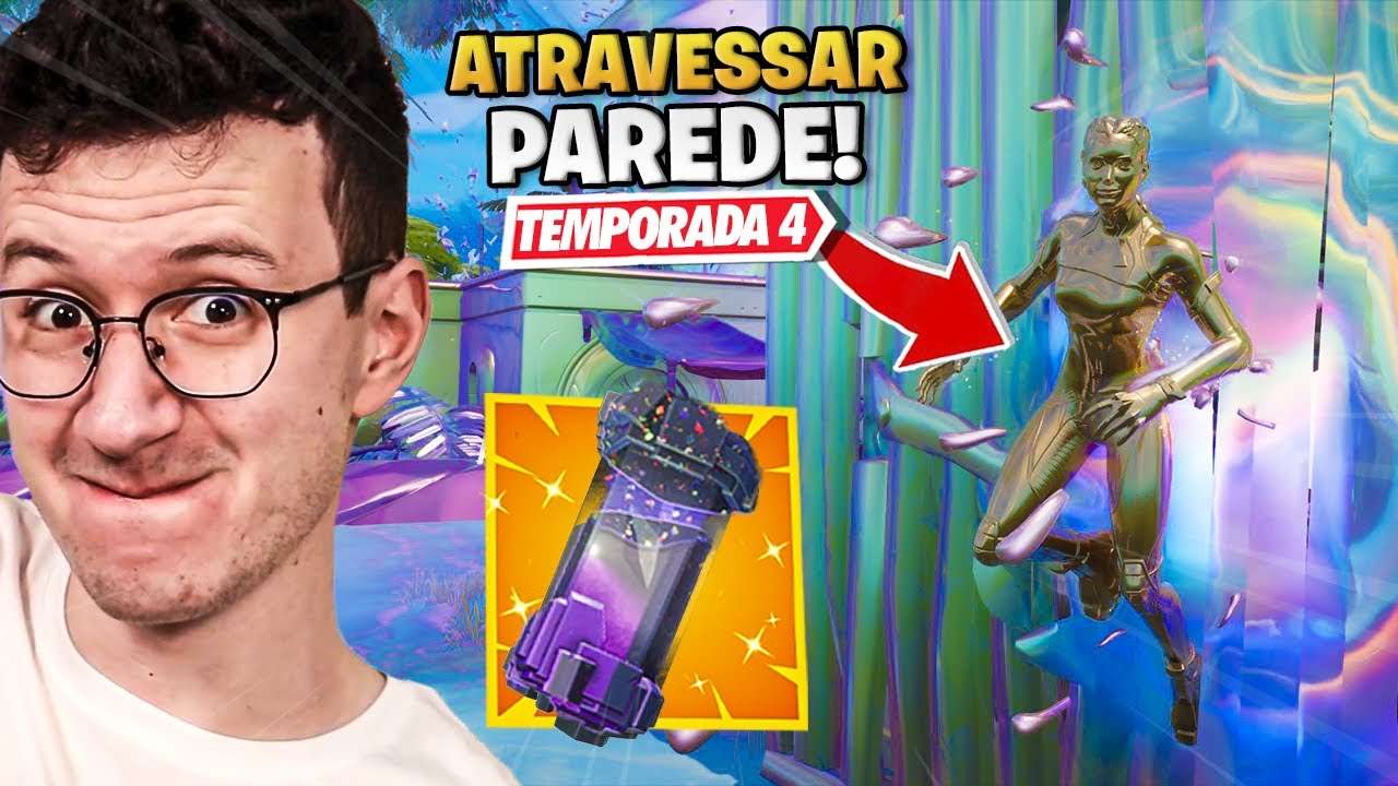 MINHA PRIMEIRA VITÓRIA NA TEMPORADA 4 - FORTNITE