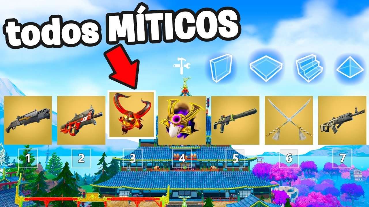 JUNTEI os ITENS MÍTICOS do CAPÍTULO 6 do FORTNITE!