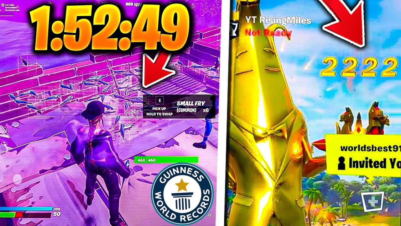 12 RECORDS QUE NUNCA SERÃO QUEBRADOS NO FORTNITE!