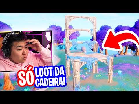 SÓ VALE LOOT DA CADEIRA GIGANTE! *local da season 2!* | FORTNITE