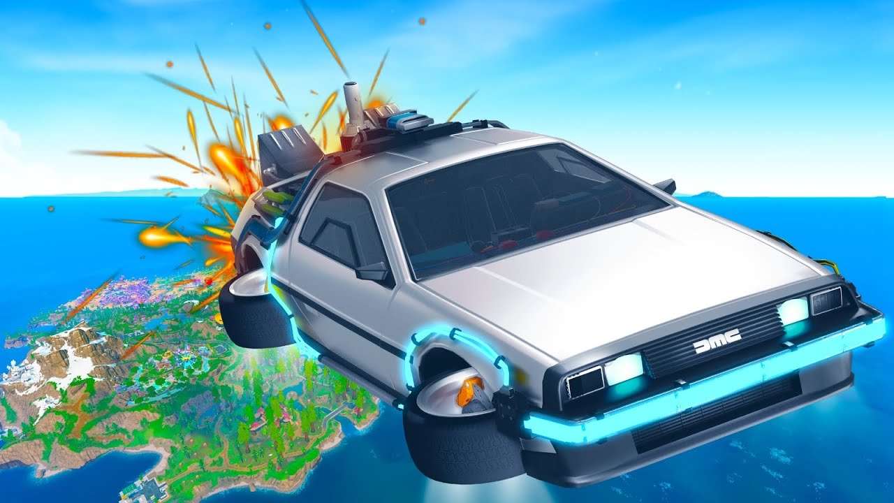 CARRO MÍTICO DE VOLTA PARA O FUTURO! HARRY POTTER! ATUALIZAÇÃO DE NATAL FORTNITE CAPÍTULO 7!