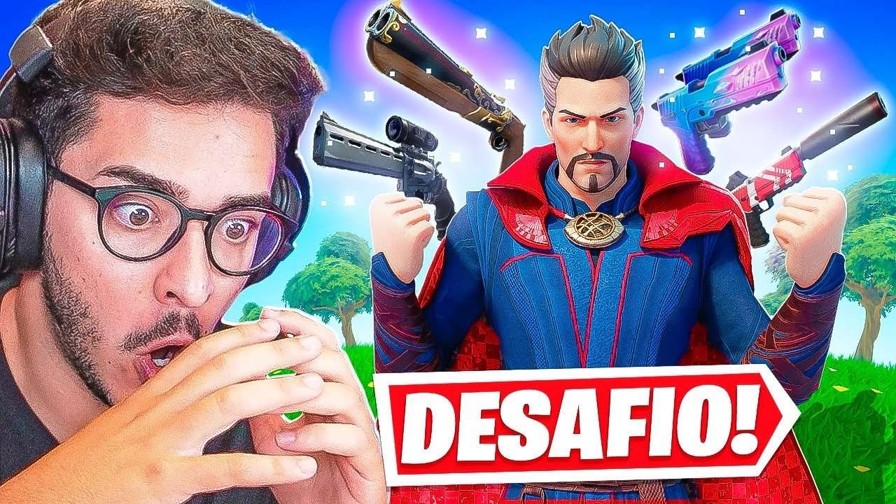 DESAFIO SÓ VALE ARMA EXÓTICA NO FORTNITE!!