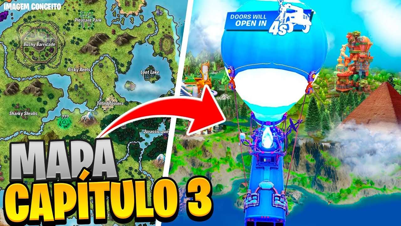 ISSO PODE CONFIRMAR O MAPA DO CAPÍTULO 3 DO FORTNITE?