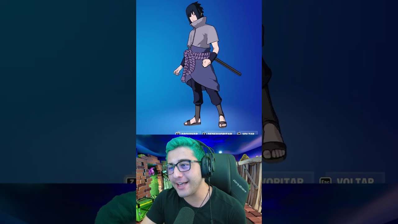 TOP 10 SKINS DE ANIMES FORTNITE #shorts
