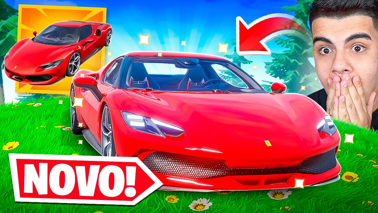 *NOVA* FERRARI CHEGOU!! TESTANDO O MELHOR CARRO DO FORTNITE!! (SUPER RÁPIDO)