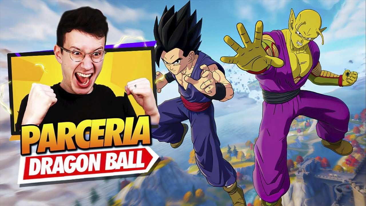 GOHAN E PICCOLO CHEGARAM NO FORTNITE!