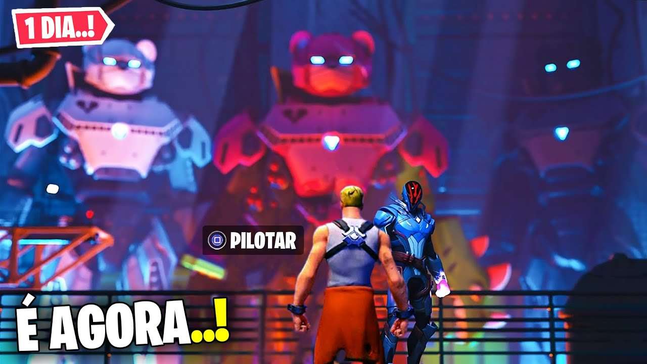 AGORA! O ROBO GIGANTE VS O DISPOSITIVO DO EVENTO AO VIVO FORTNITE TEMPORADA 3