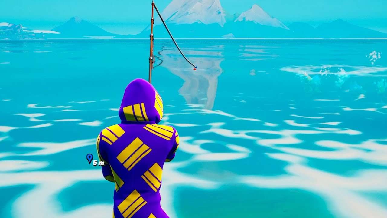 Pescando o Peixe Midas no Fortnite kkkk