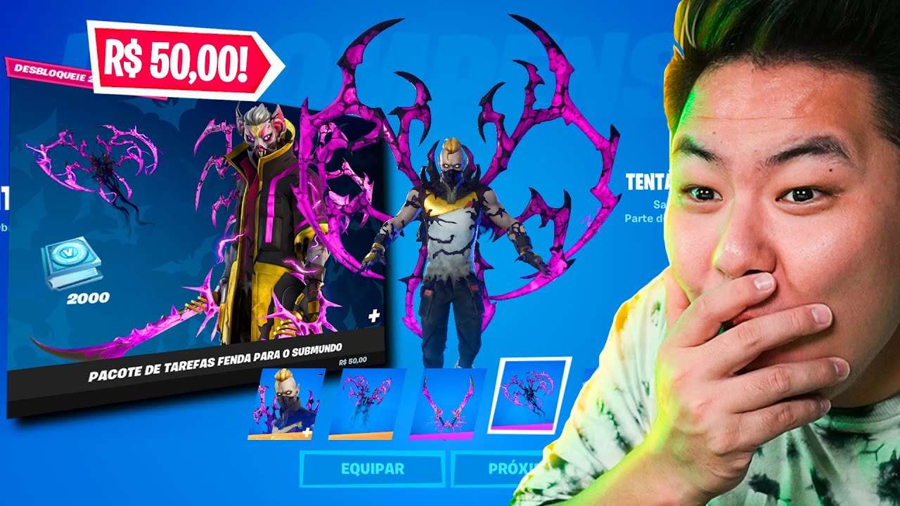 ESSE NOVO PACOTE VALE A PENA?? *R$ 50,00!!* | FORTNITE