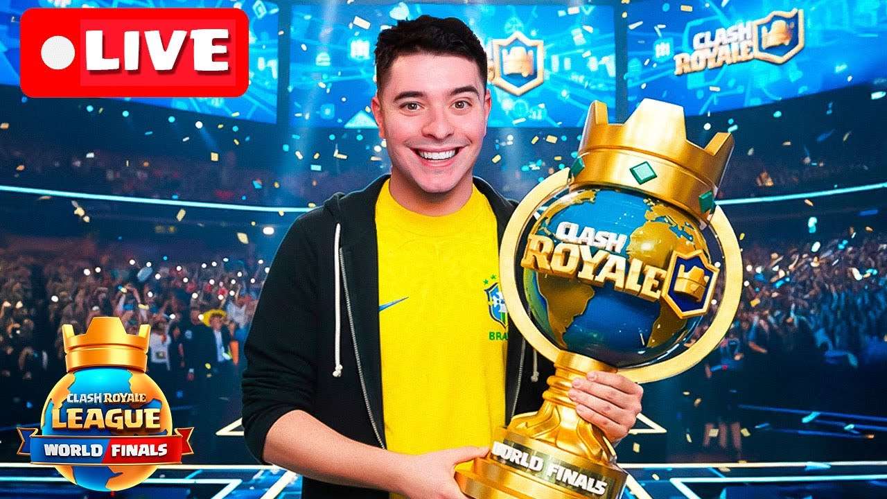 AO VIVO! GRANDE FINAL DO MUNDIAL DE CLASH ROYALE!