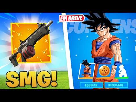 DRAGON BALL + NOVA SMG! UPDATE INCRÍVEL NO FORTNITE