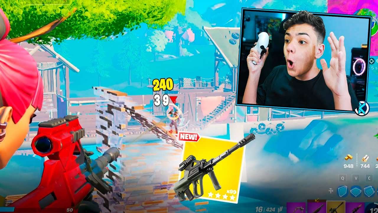 NOVA ARMA SECRETA QUE É MUITO FORTE! NO FORTNITE!