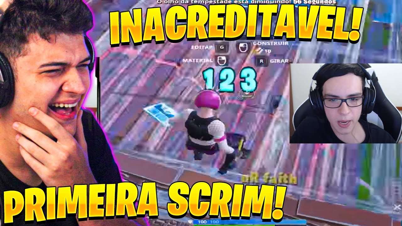 A PRIMEIRA SCRIM DO BLACKOUTZ! SESSÃO NOSTALGIA NO FORTNITE!