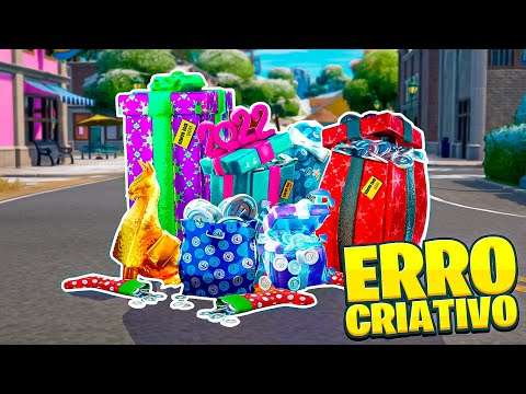 VAMOS RECEBER PRESENTE GRÁTIS? Erro do Modo Criativo no Fortnite